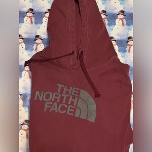 Men's maroon xl north face hoodie